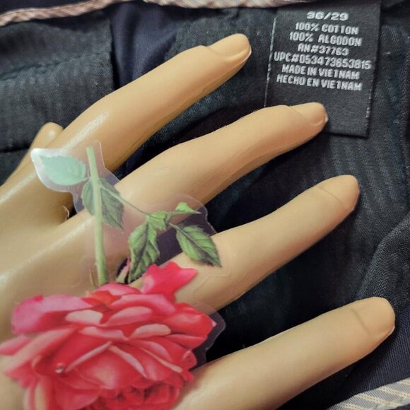 PerryEllis, Men's Black Dress Pants, Size 36x29, Not Worn - Picture 4 of 7